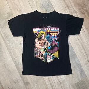 WWE WrestleMania VI Ultimate Warrior Macho Man Mens T-Shirt Size Medium